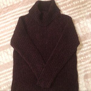 GENTLY WORN DEEP PLUM SWEATER